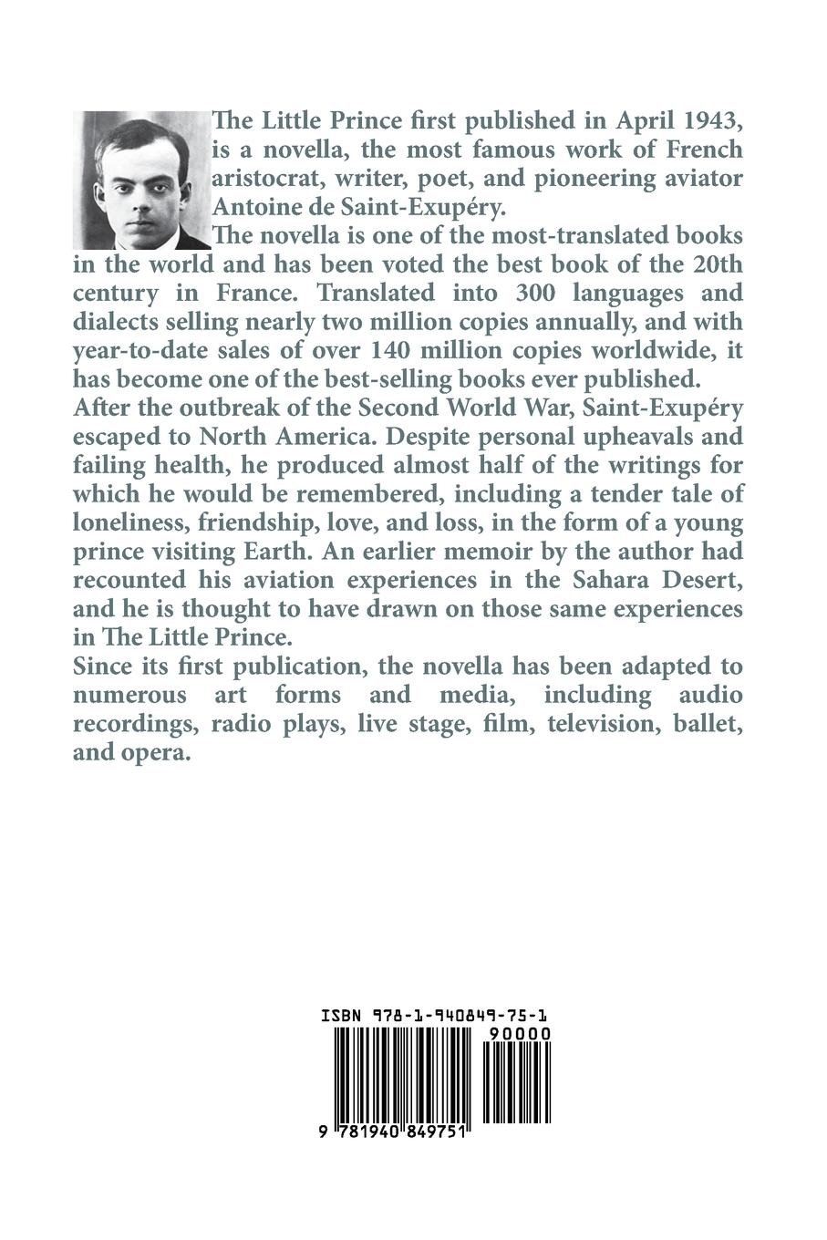 Rückseitencover The Little Prince (Color Edition)