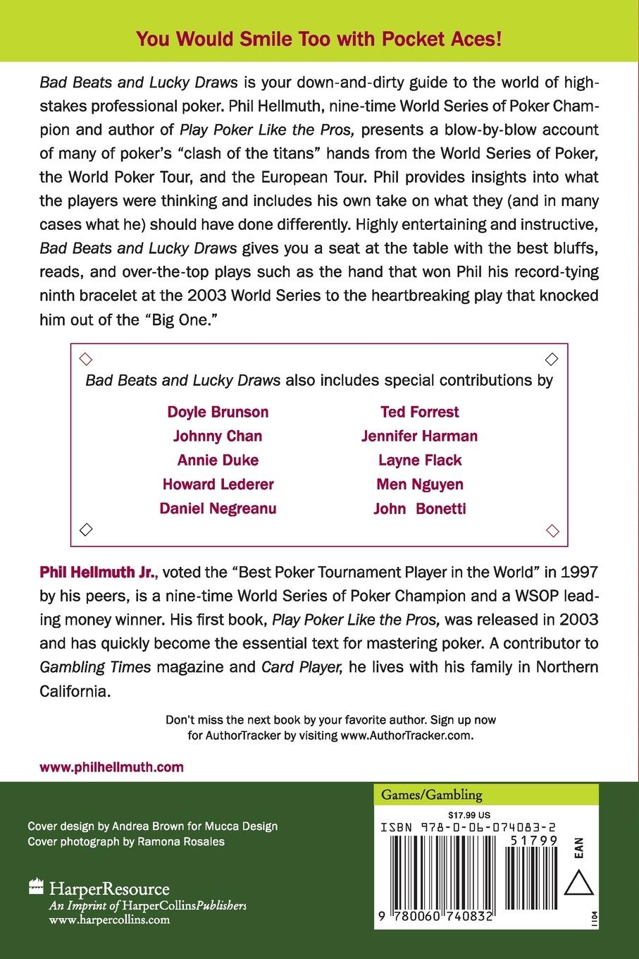 Rückseitencover Bad Beats and Lucky Draws