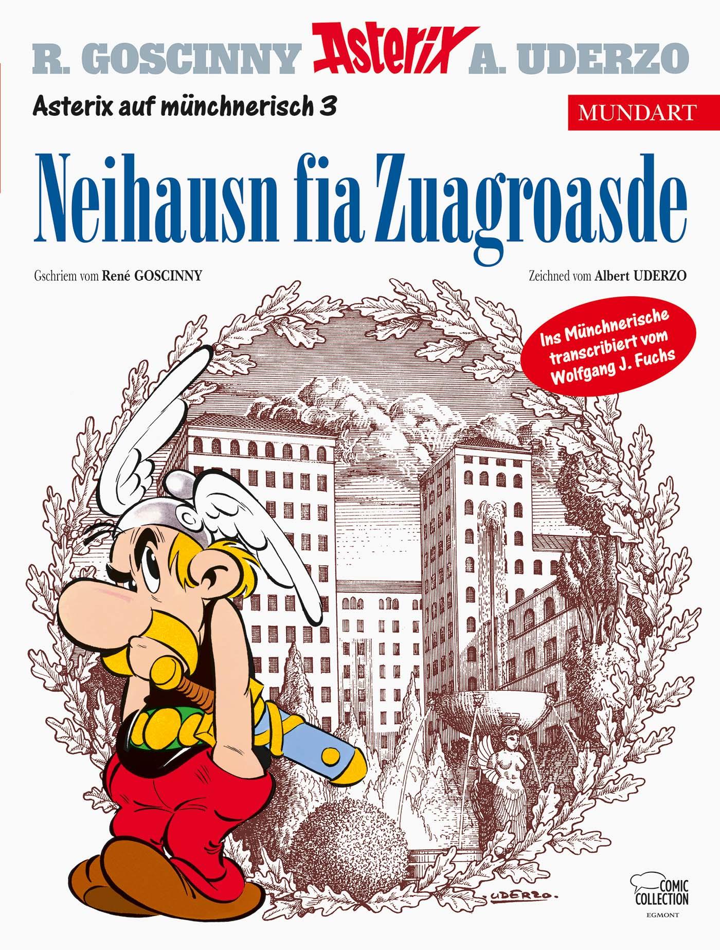Vorderes Coverbild Asterix Mundart Münchnerisch III