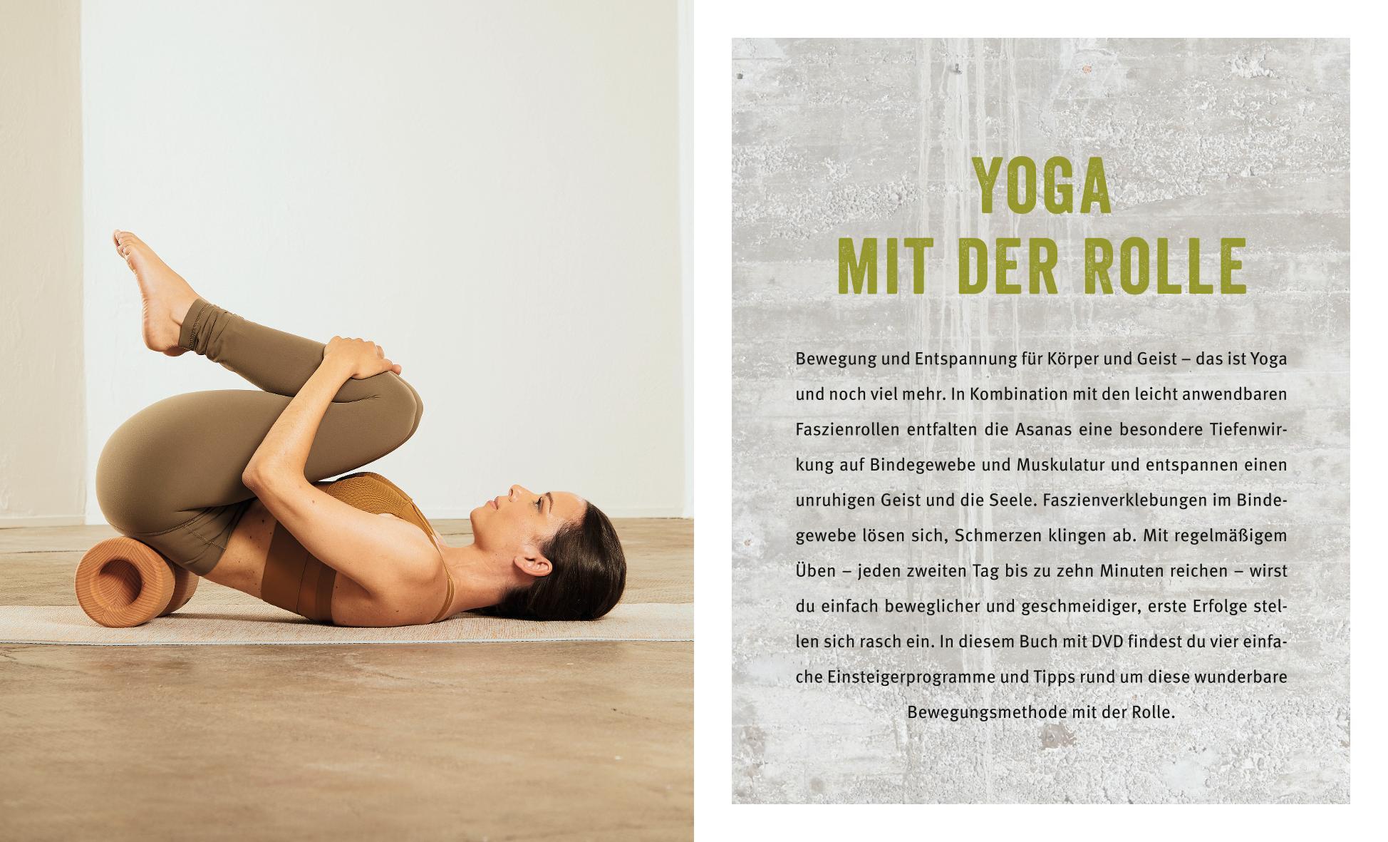 Beispielinhalt (Bild) Yoga mit der Faszienrolle (mit DVD)