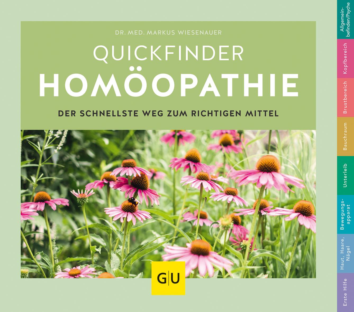 Vorderes Coverbild Quickfinder Homöopathie