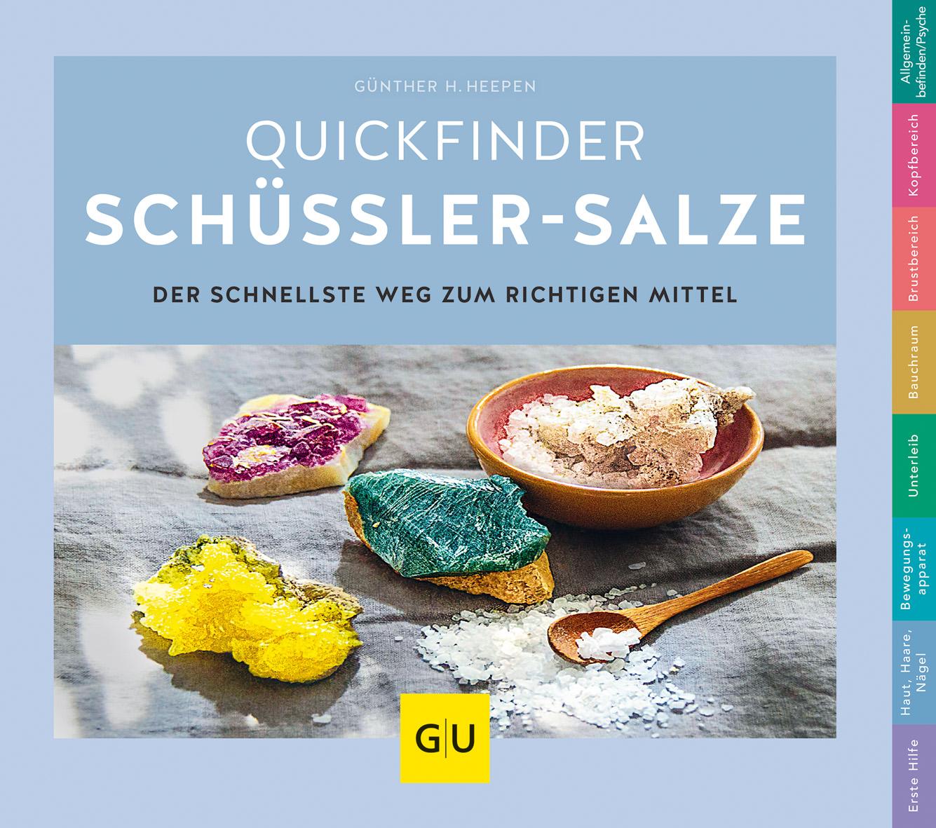 Vorderes Coverbild Schüßler-Salze, Quickfinder