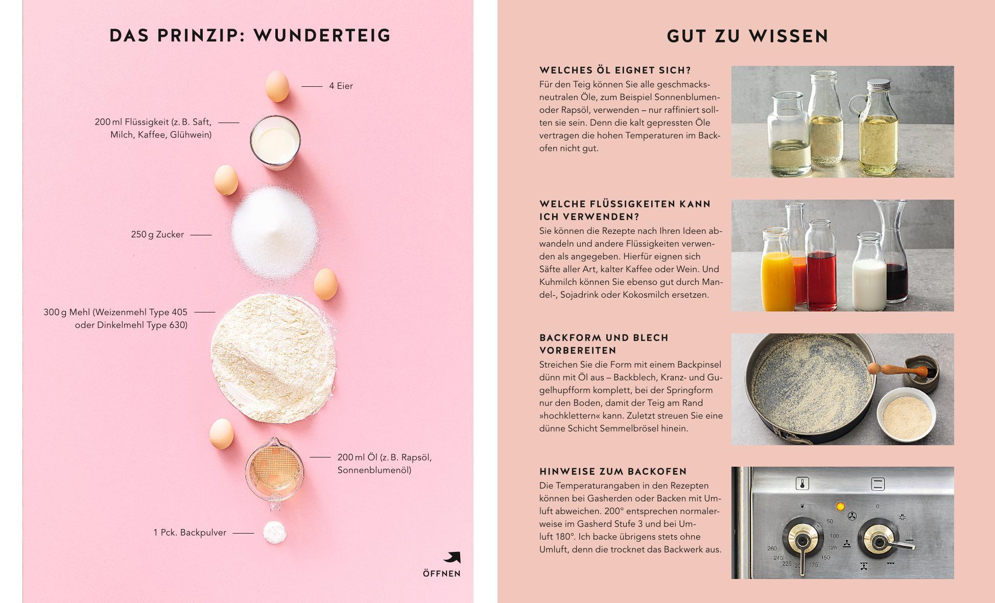 Beispielinhalt (Bild) 1 Teig - 50 Kuchen