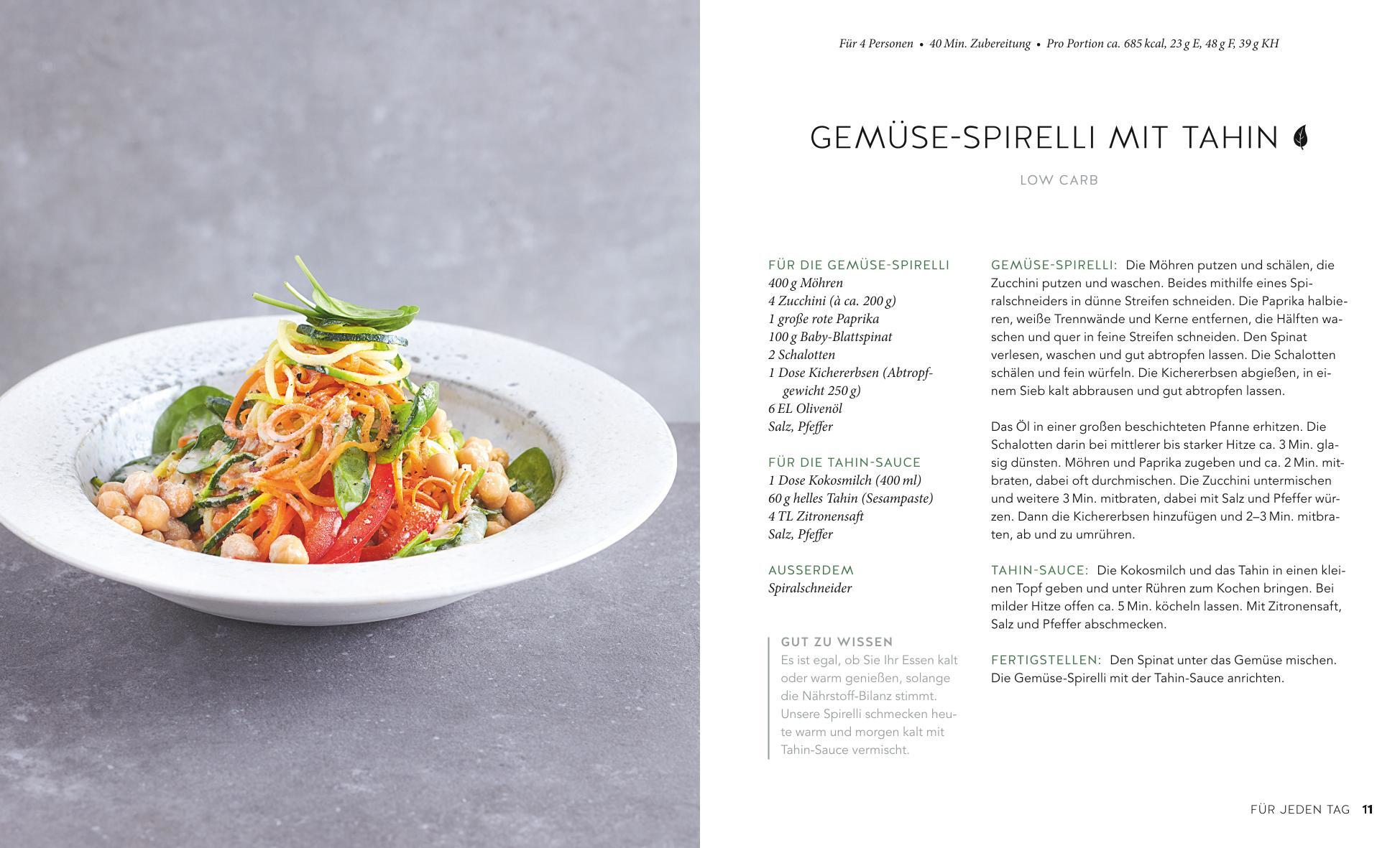 Beispielinhalt (Bild) Vegetarisch