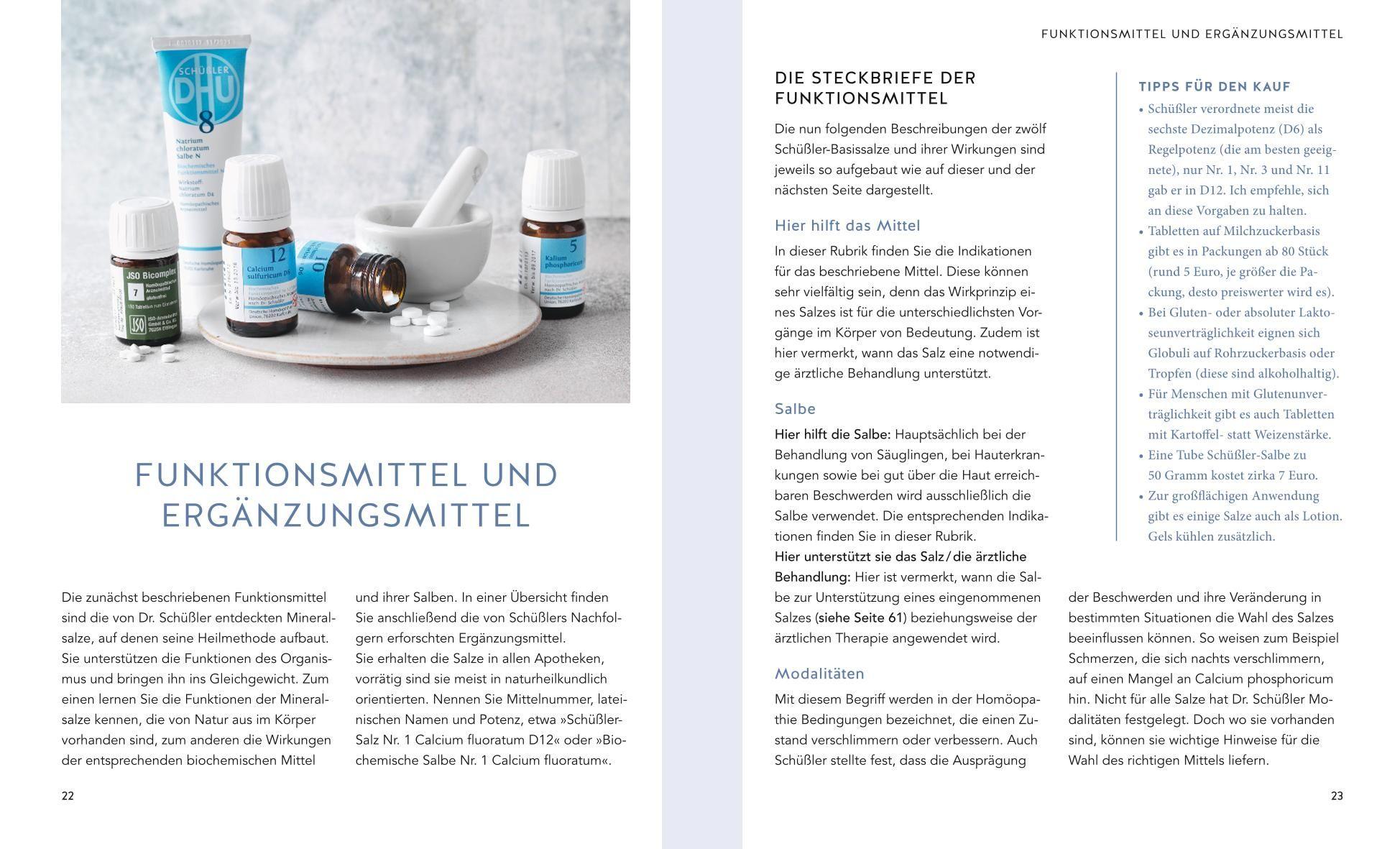 Beispielinhalt (Bild) Schüßler-Salze