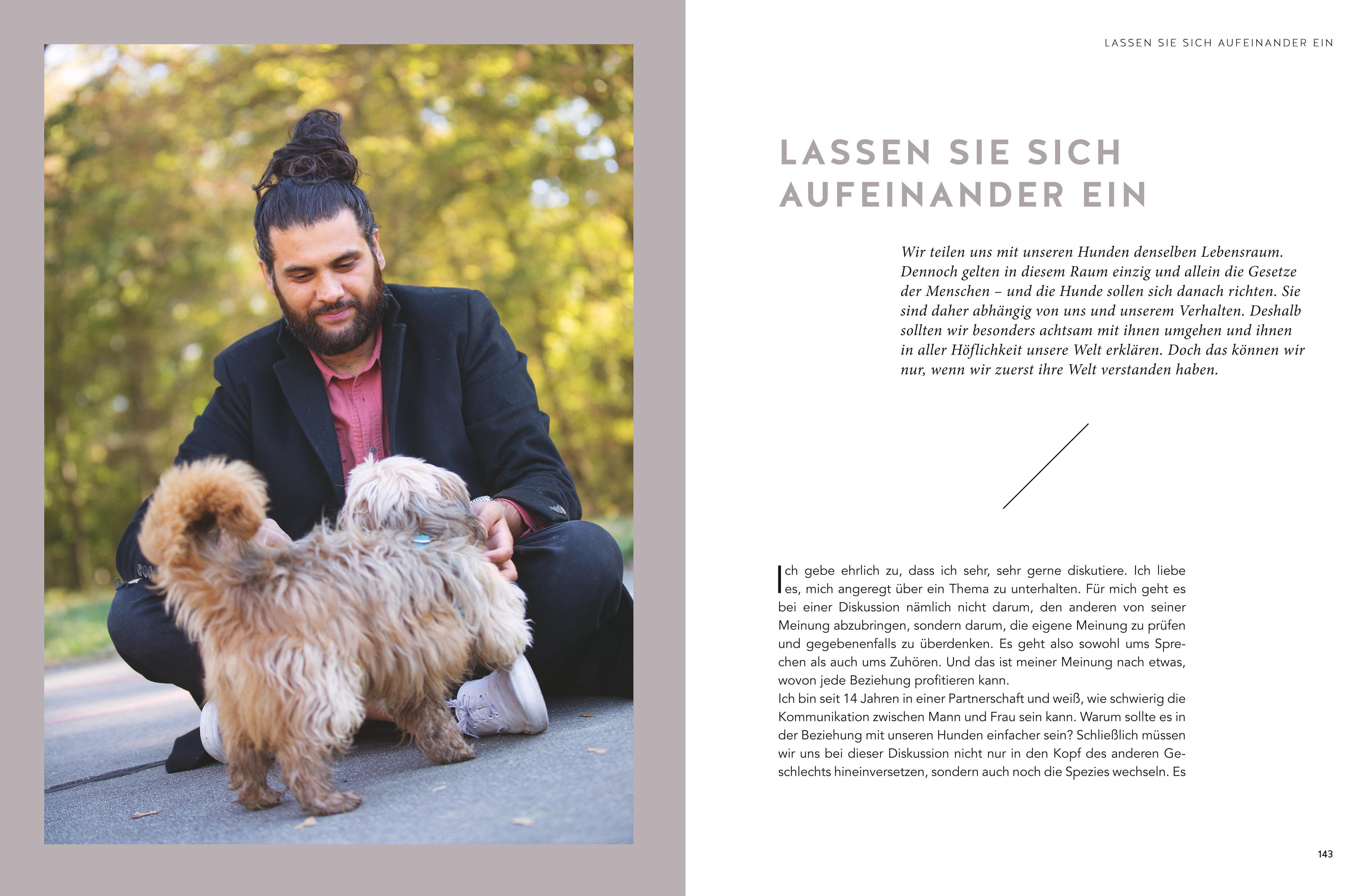 Beispielinhalt (Bild) Sei höflich zu deinem Hund!