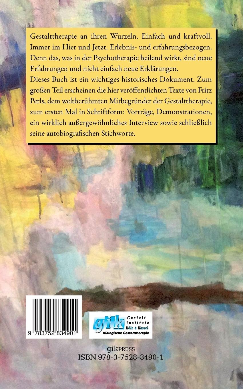 Rückseitencover Was ist Gestalttherapie?