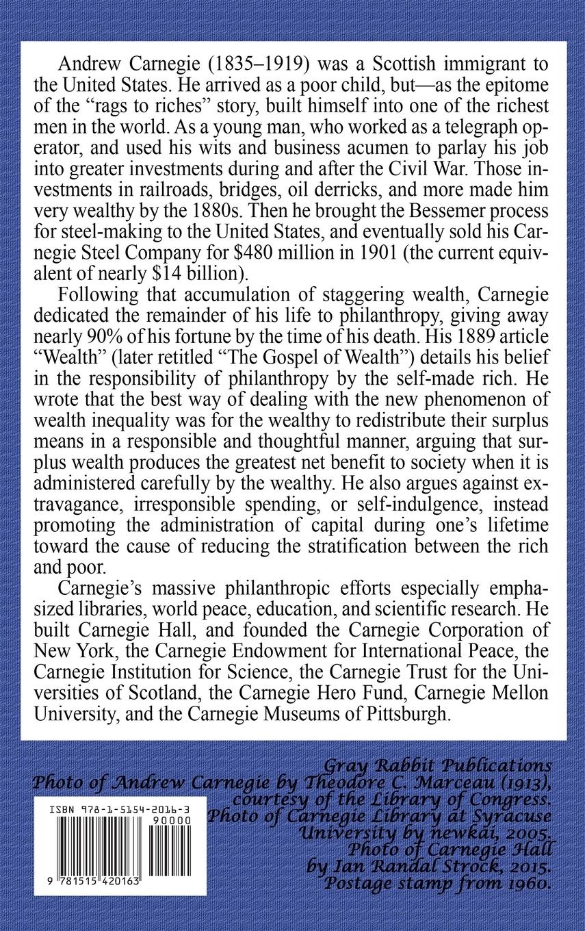 Rückseitencover The Gospel of Wealth