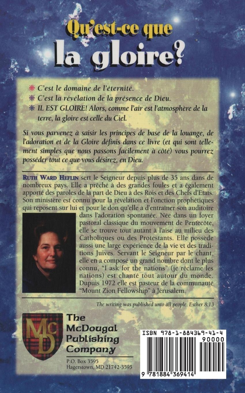 Rückseitencover La Gloire