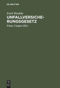 Vorderes Coverbild Unfallversicherungsgesetz