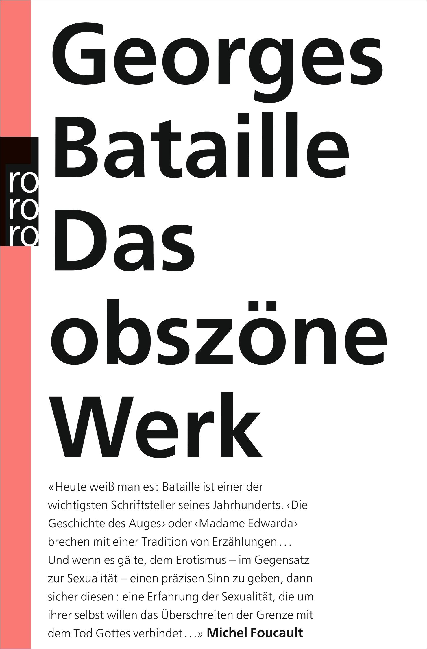 Vorderes Coverbild Das obszöne Werk