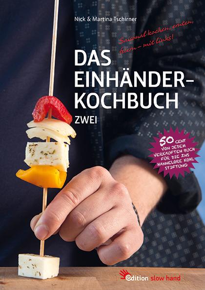 Vorderes Coverbild Das Einhänderkochbuch Zwei