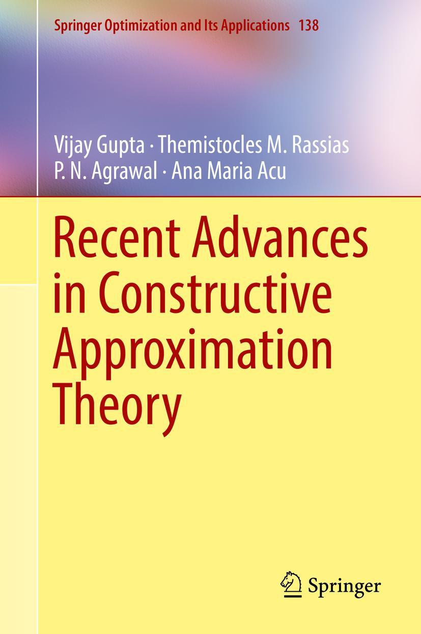 Vorderes Coverbild Recent Advances in Constructive Approximation Theory