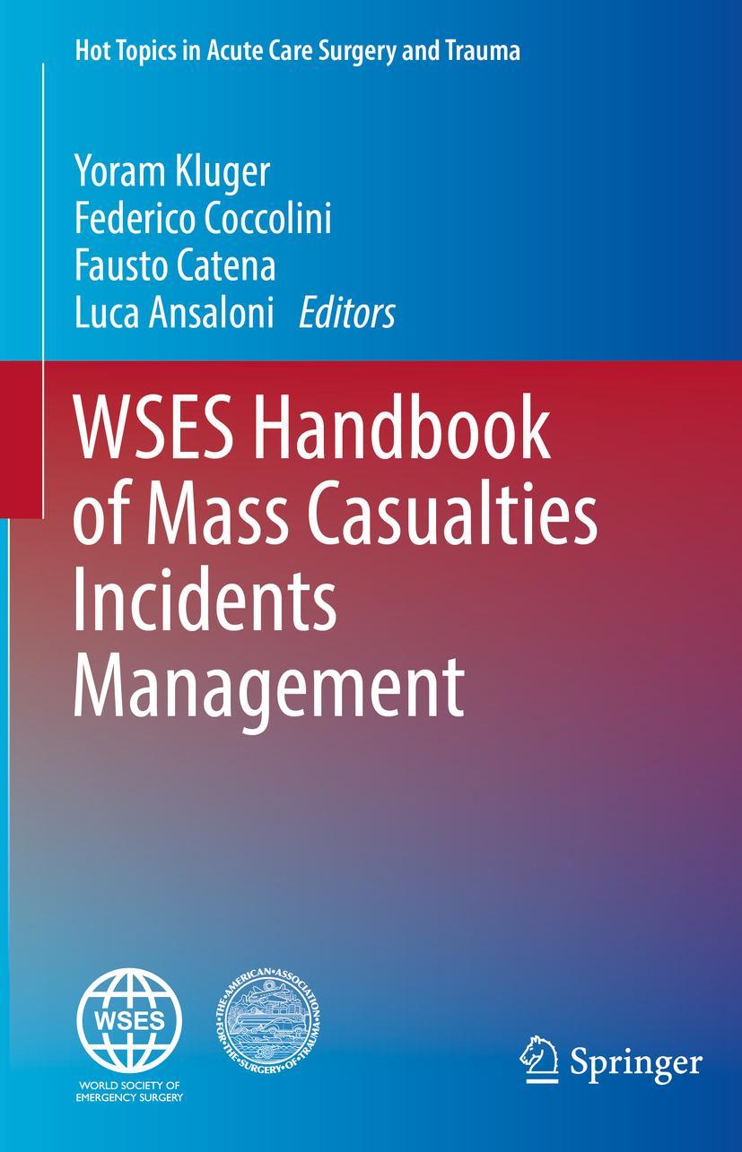 Vorderes Coverbild WSES Handbook of Mass Casualties Incidents Management