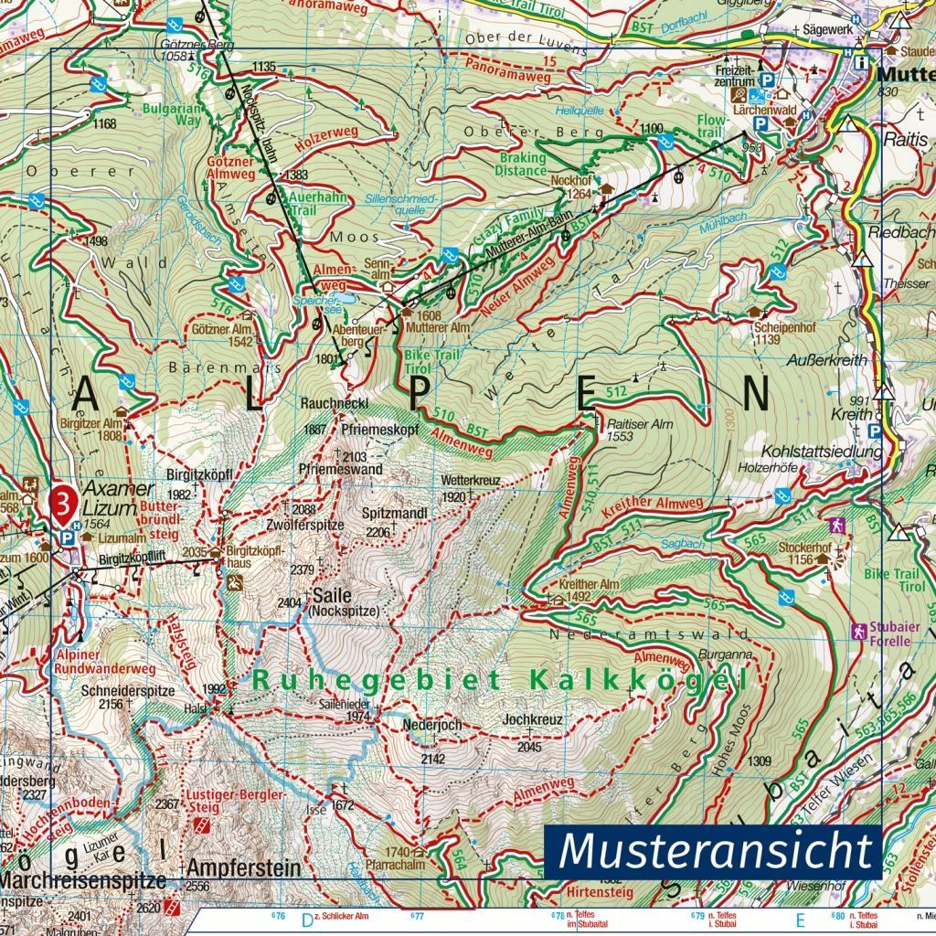 Beispielinhalt (Bild) Schwarzwald Nord 1:50 000