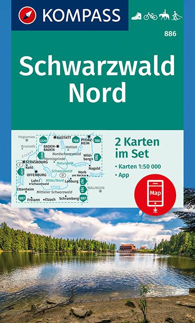 Vorderes Coverbild Schwarzwald Nord 1:50 000