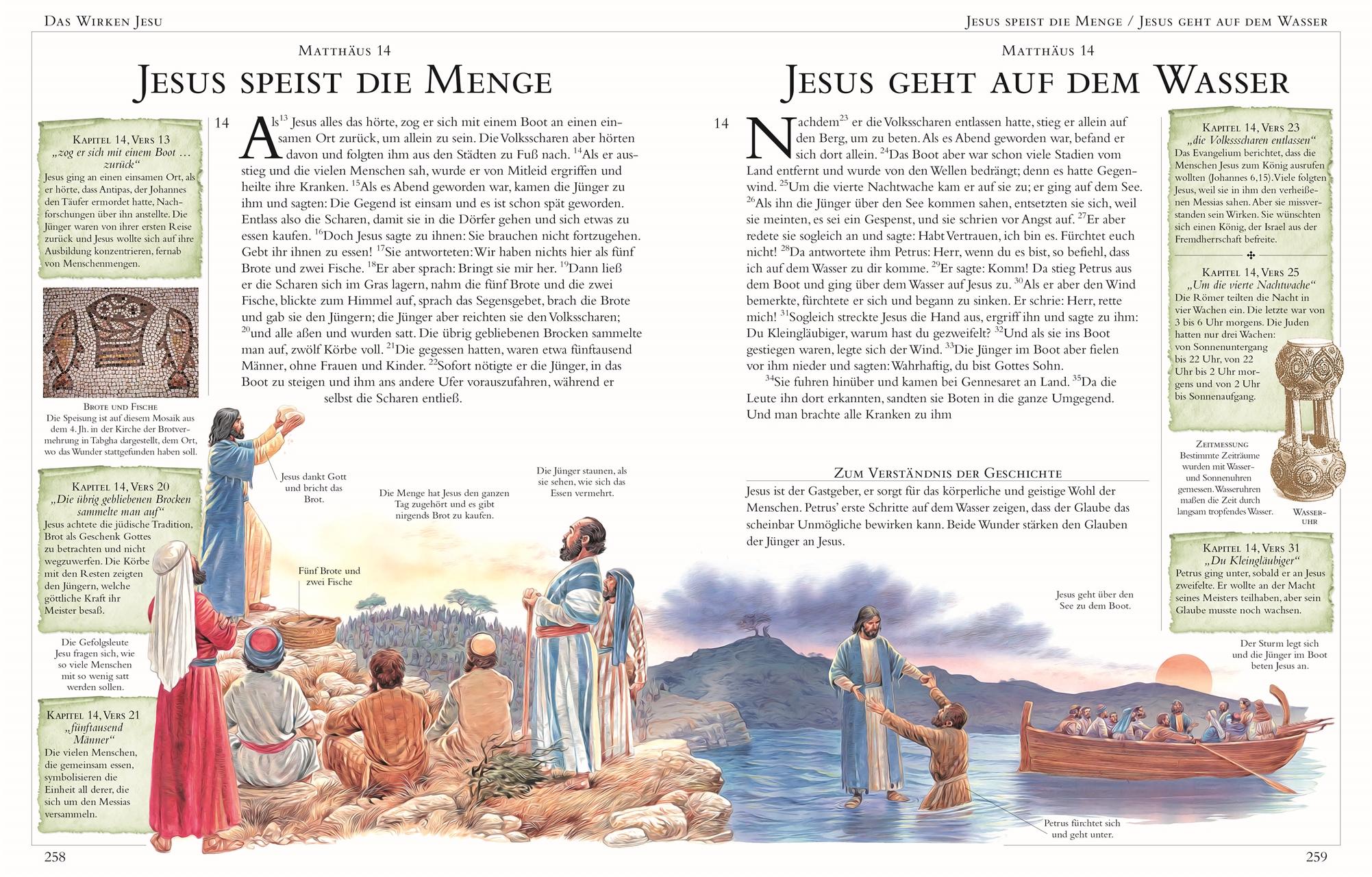Beispielinhalt (Bild) Die große illustrierte Kinderbibel