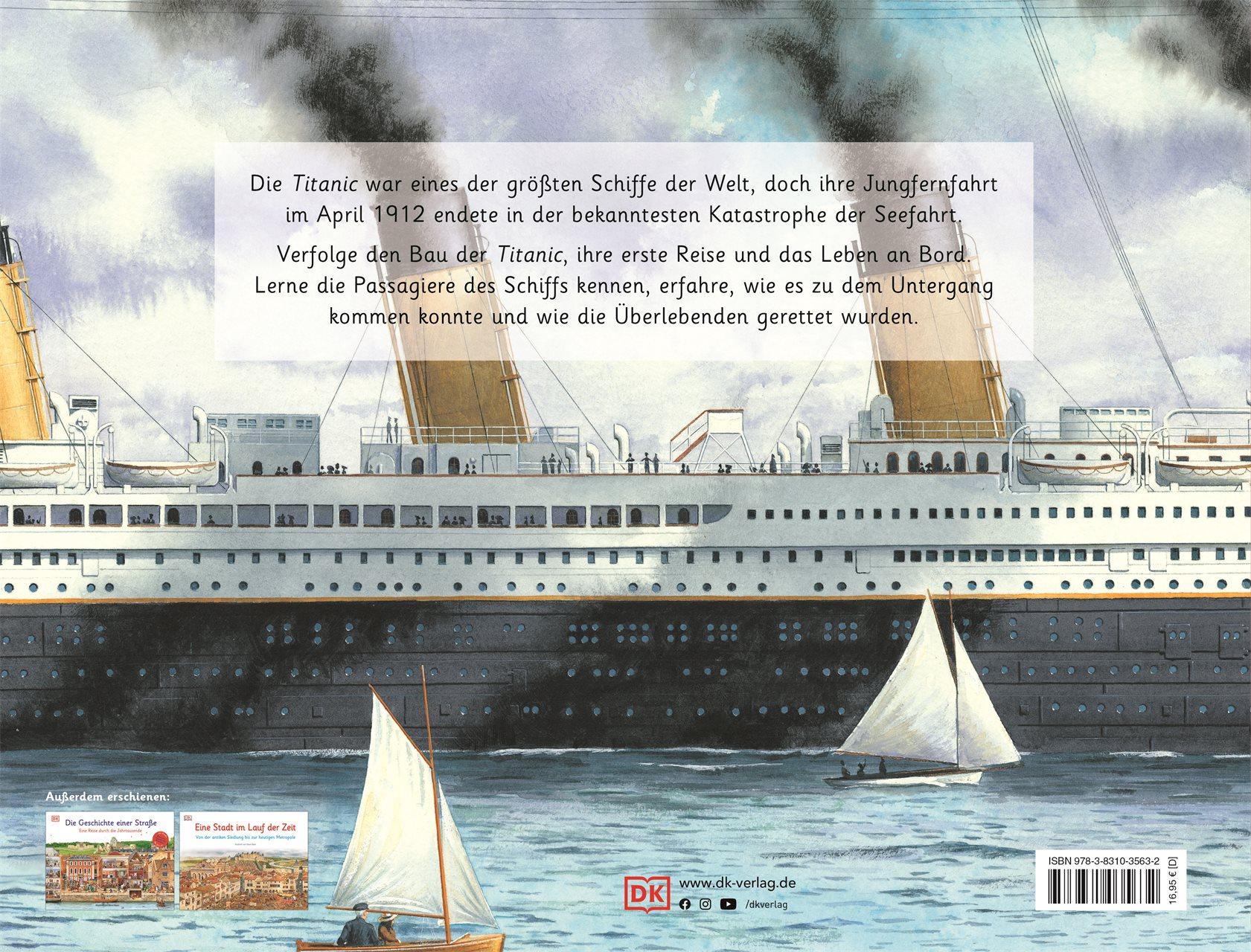 Rückseitencover Die Geschichte der Titanic