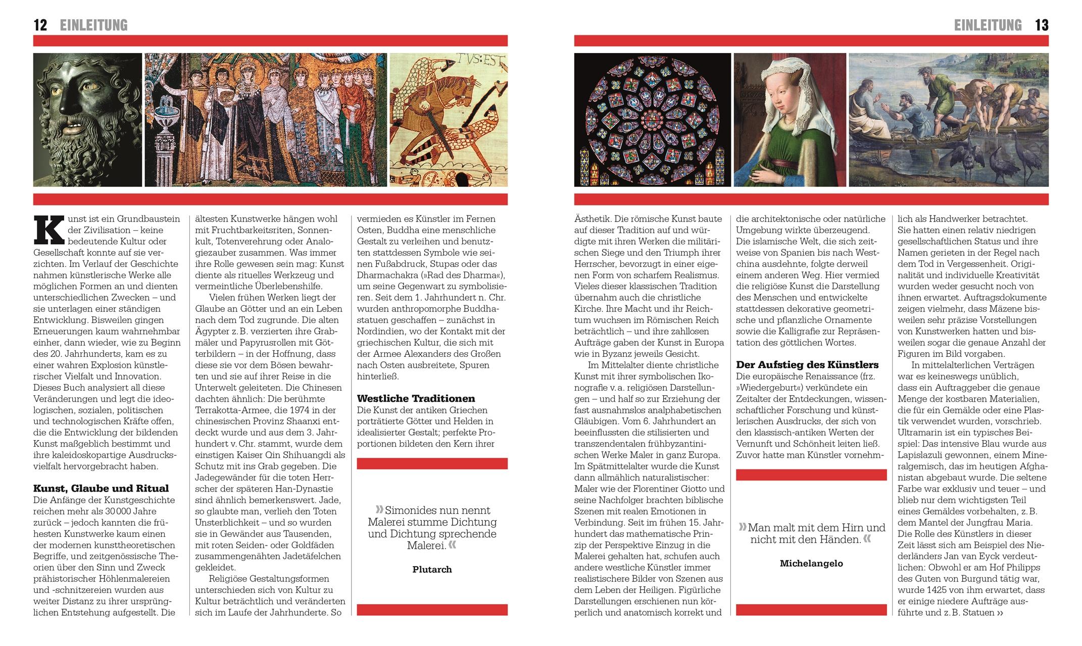 Beispielinhalt (Bild) Big Ideas. Das Kunst-Buch