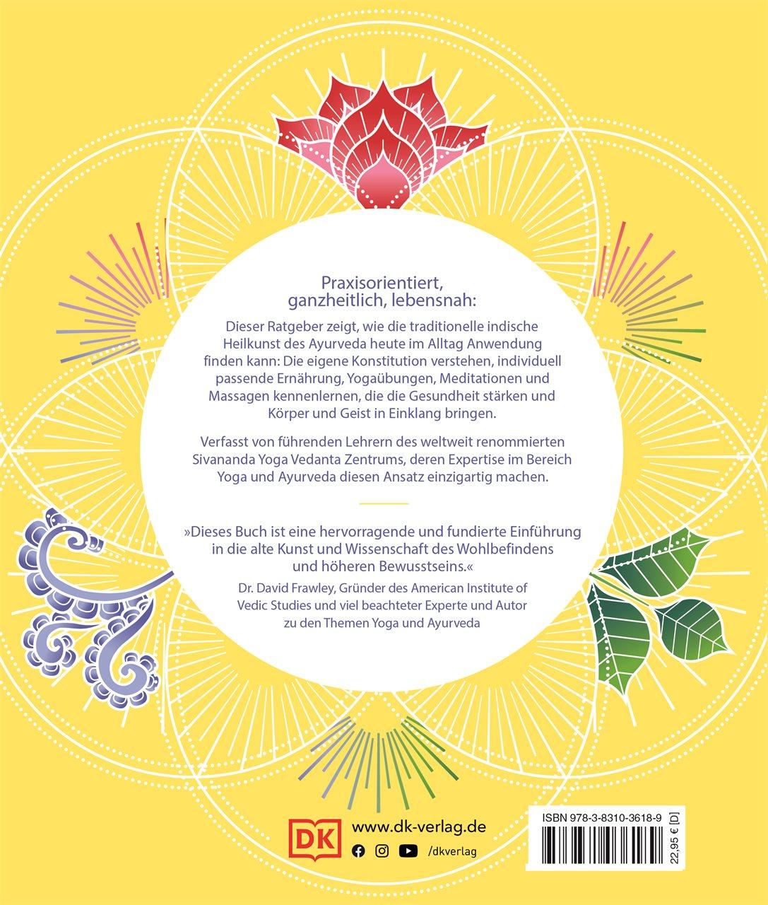 Rückseitencover Gesund und entspannt mit Ayurveda
