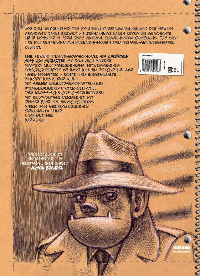 Rückseitencover Am liebsten mag ich Monster