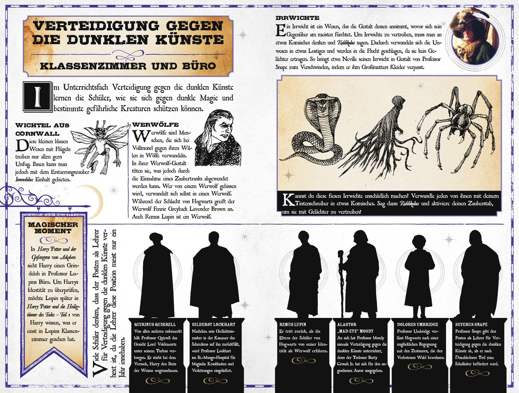 Beispielinhalt (Bild) Aus den Filmen zu Harry Potter: Die Karte des Rumtreibers - Eine Reise durch Hogwarts