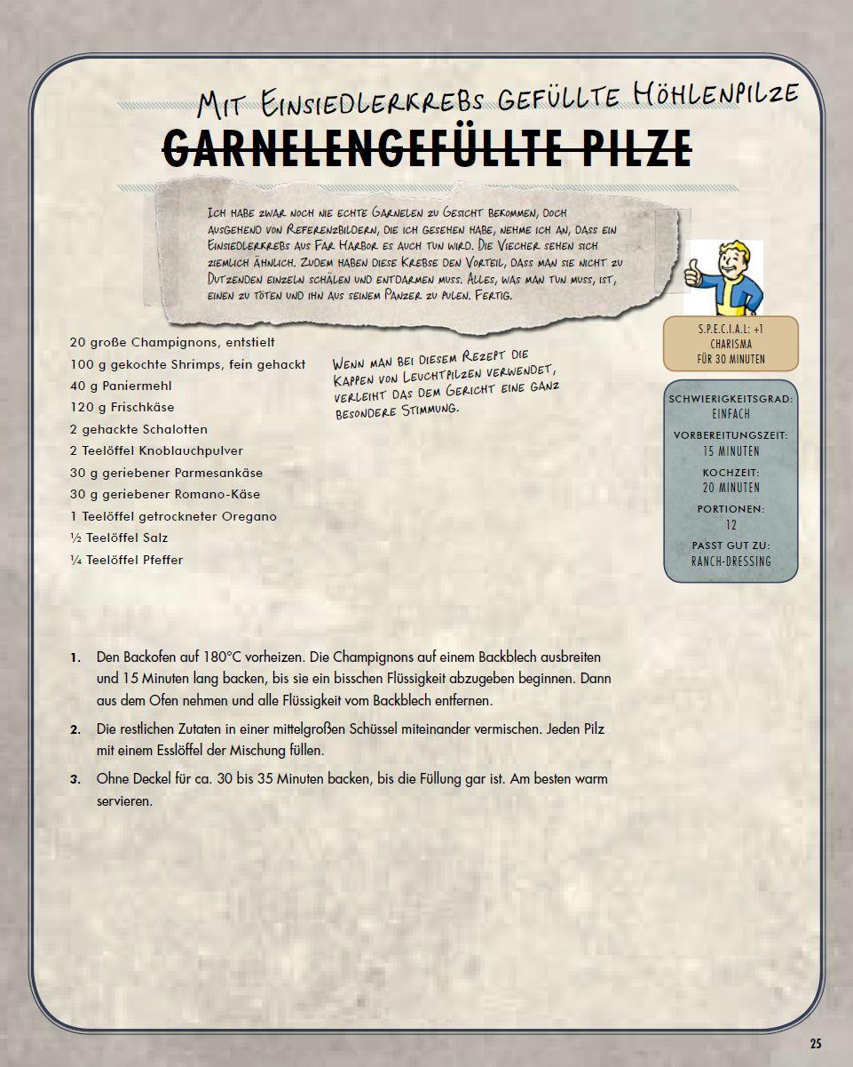 Beispielinhalt (Bild) Fallout: Das offizielle Kochbuch für Vaultbewohner