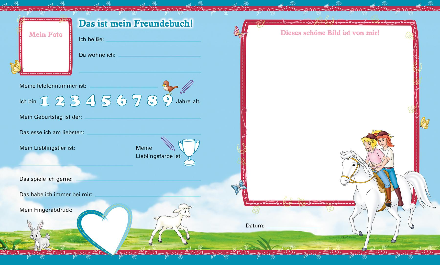 Beispielinhalt (Bild) Bibi & Tina: Meine Kindergartenfreunde