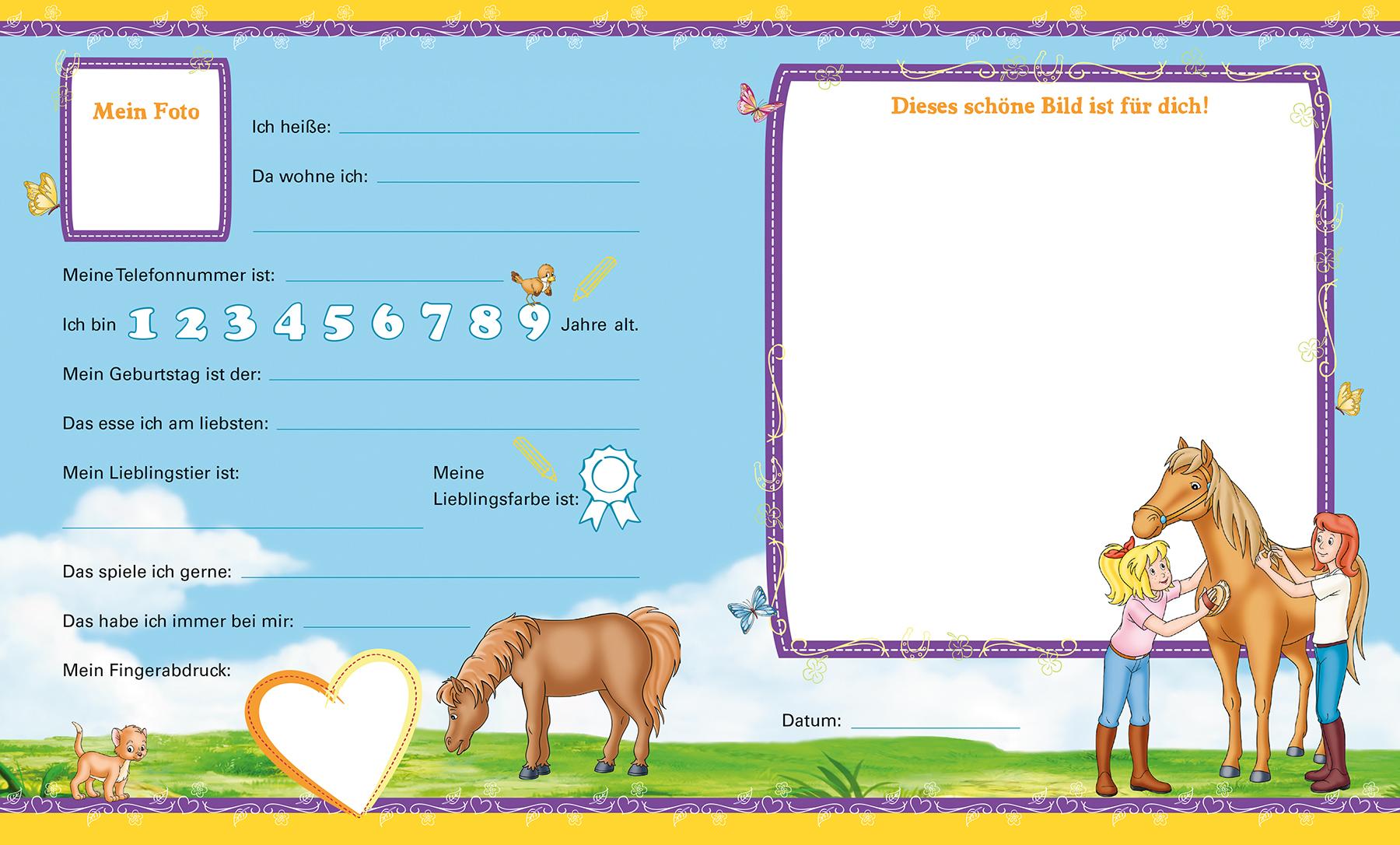 Beispielinhalt (Bild) Bibi & Tina: Meine Kindergartenfreunde