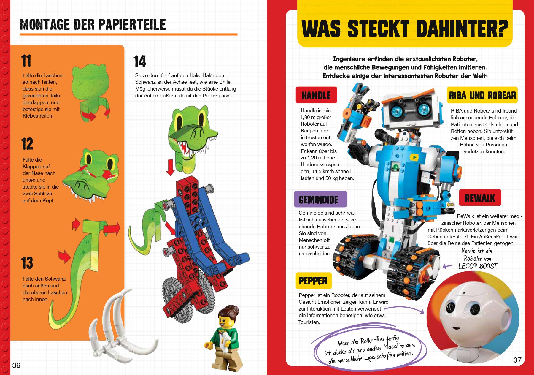 Beispielinhalt (Bild) LEGO® Geniale Maschinen: Mit 11 Modellen