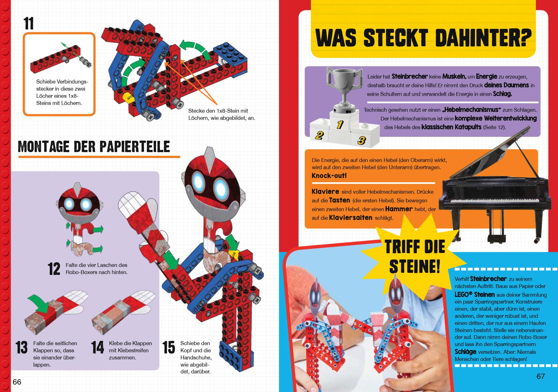 Beispielinhalt (Bild) LEGO® Geniale Maschinen: Mit 11 Modellen