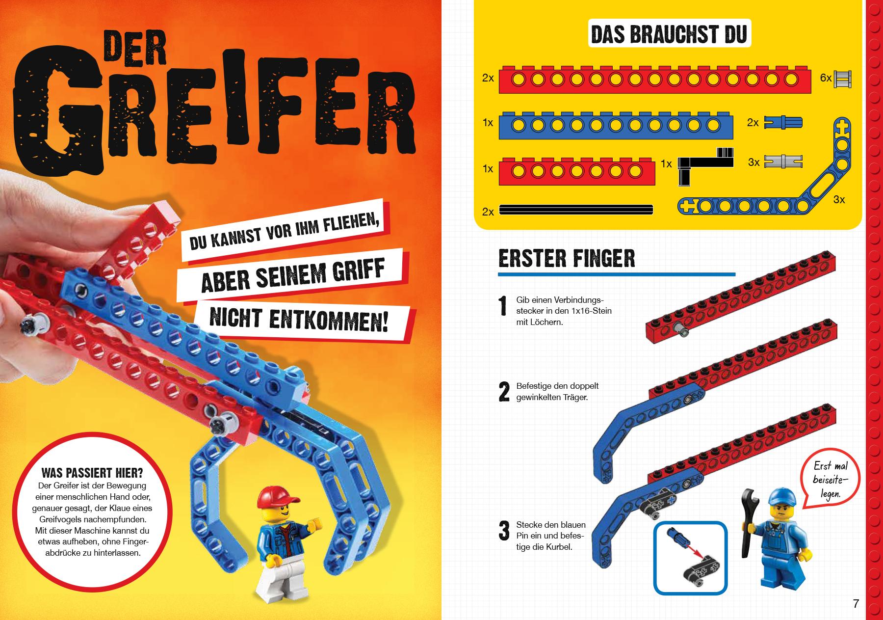 Beispielinhalt (Bild) LEGO® Geniale Maschinen: Mit 11 Modellen