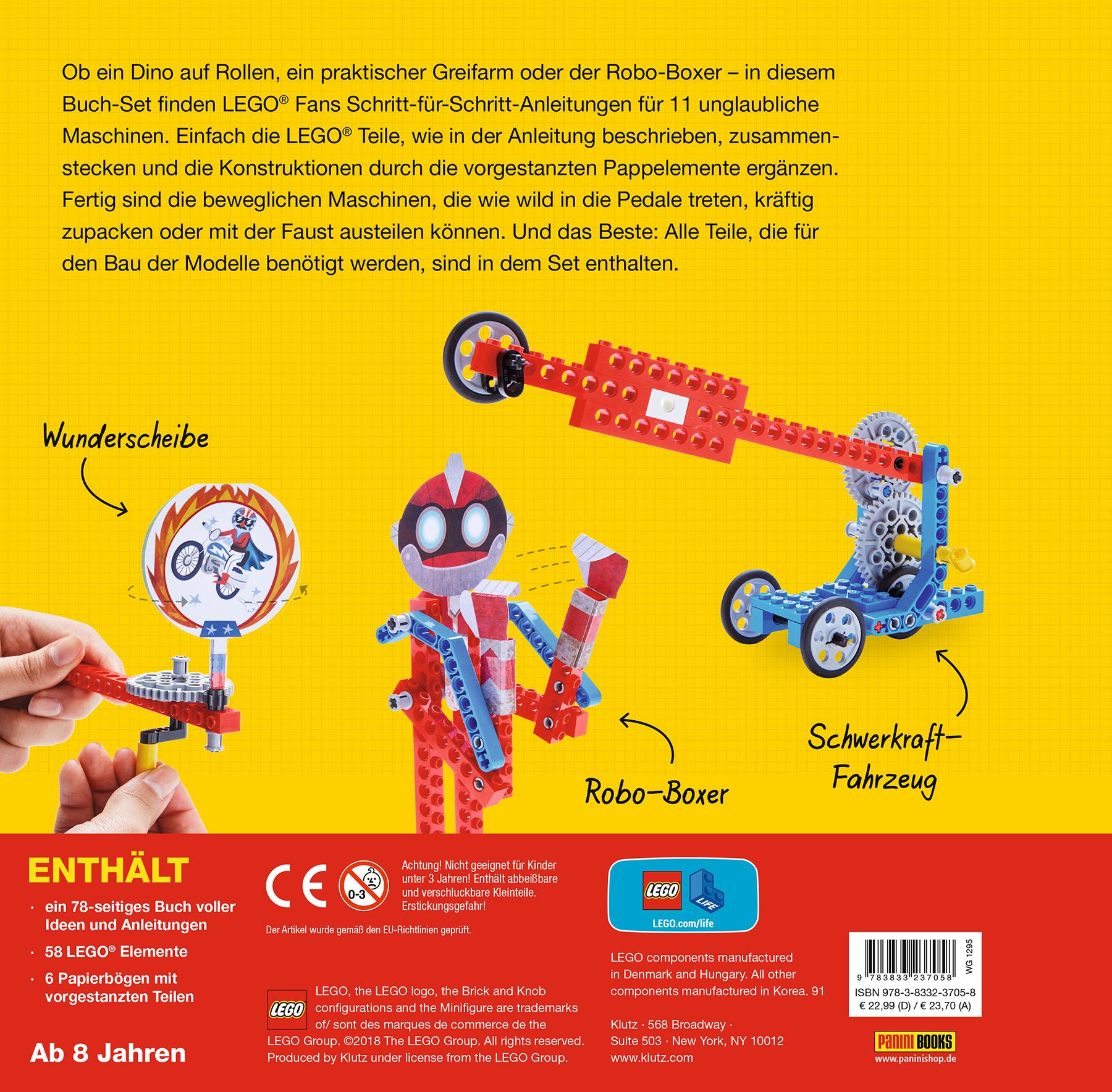 Rückseitencover LEGO® Geniale Maschinen: Mit 11 Modellen