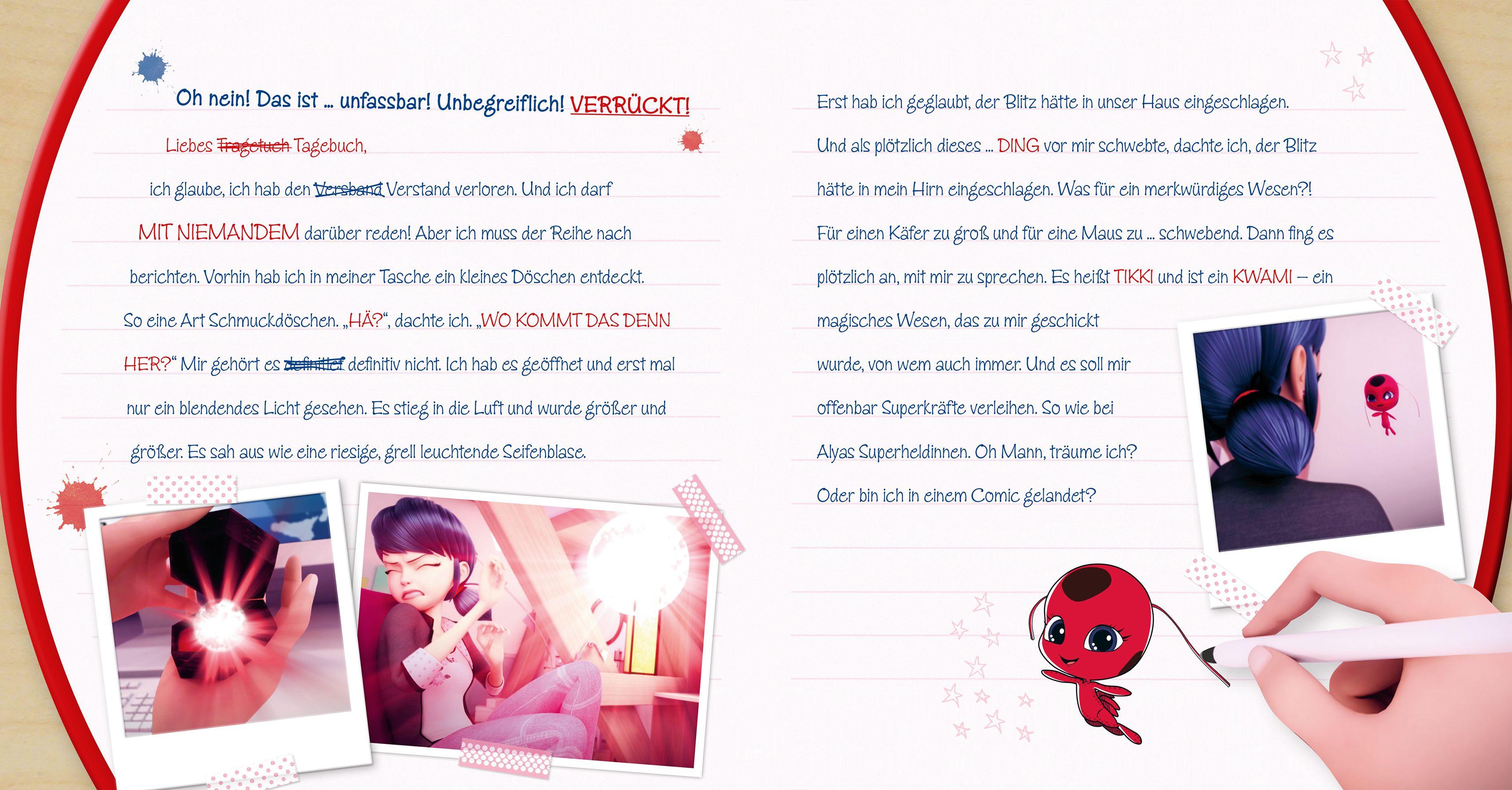 Beispielinhalt (Bild) Miraculous: Marinettes Tagebuch