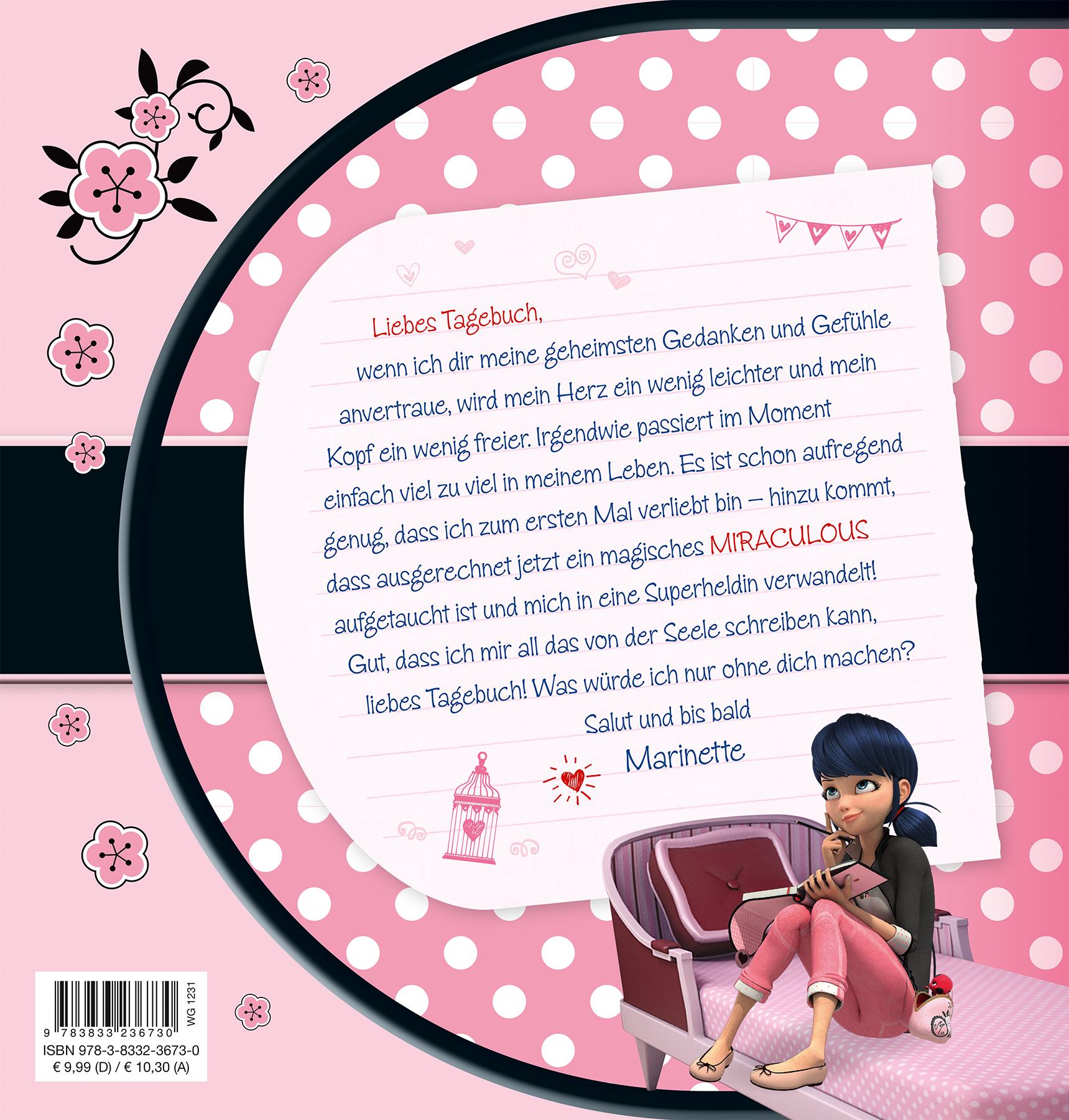 Rückseitencover Miraculous: Marinettes Tagebuch