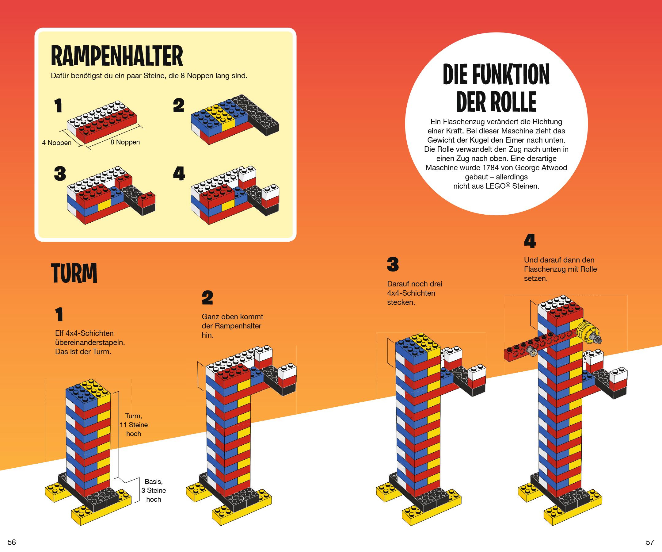 Beispielinhalt (Bild) LEGO® Kettenreaktionen: Baue dir 10 bewegliche Maschinen