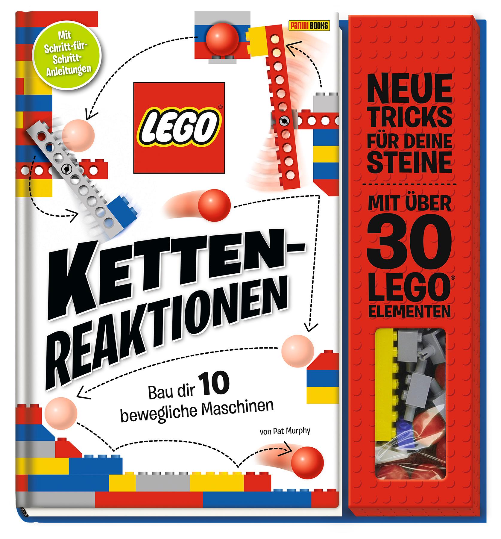 Vorderes Coverbild LEGO® Kettenreaktionen: Baue dir 10 bewegliche Maschinen