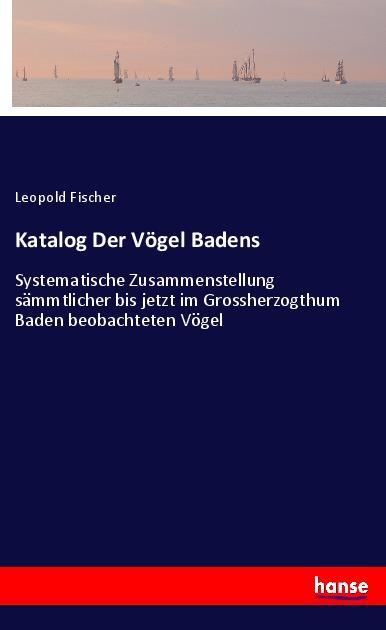 Vorderes Coverbild Katalog Der Vögel Badens
