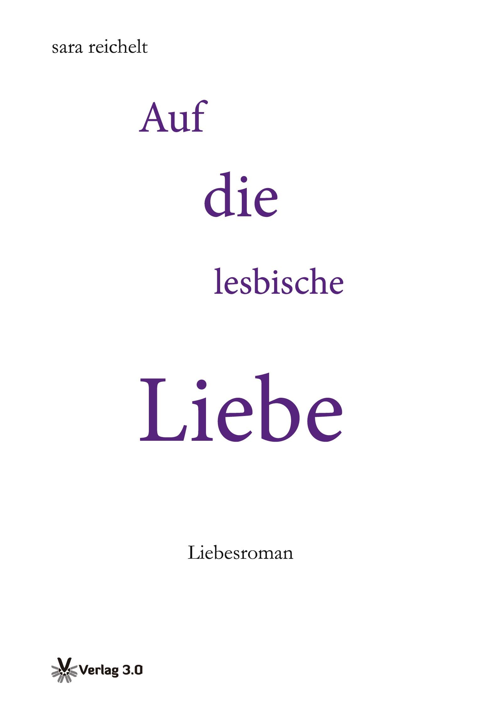 Vorderes Coverbild Auf die lesbische Liebe