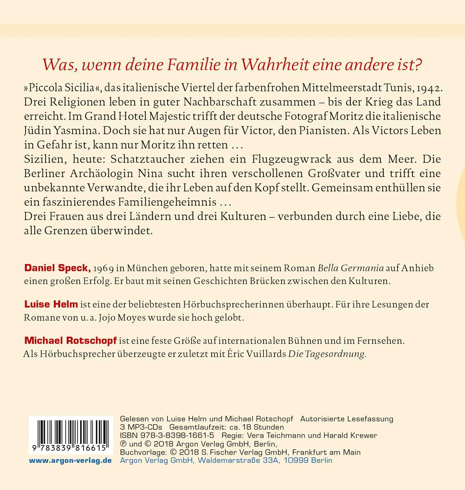 Rückseitencover Piccola Sicilia