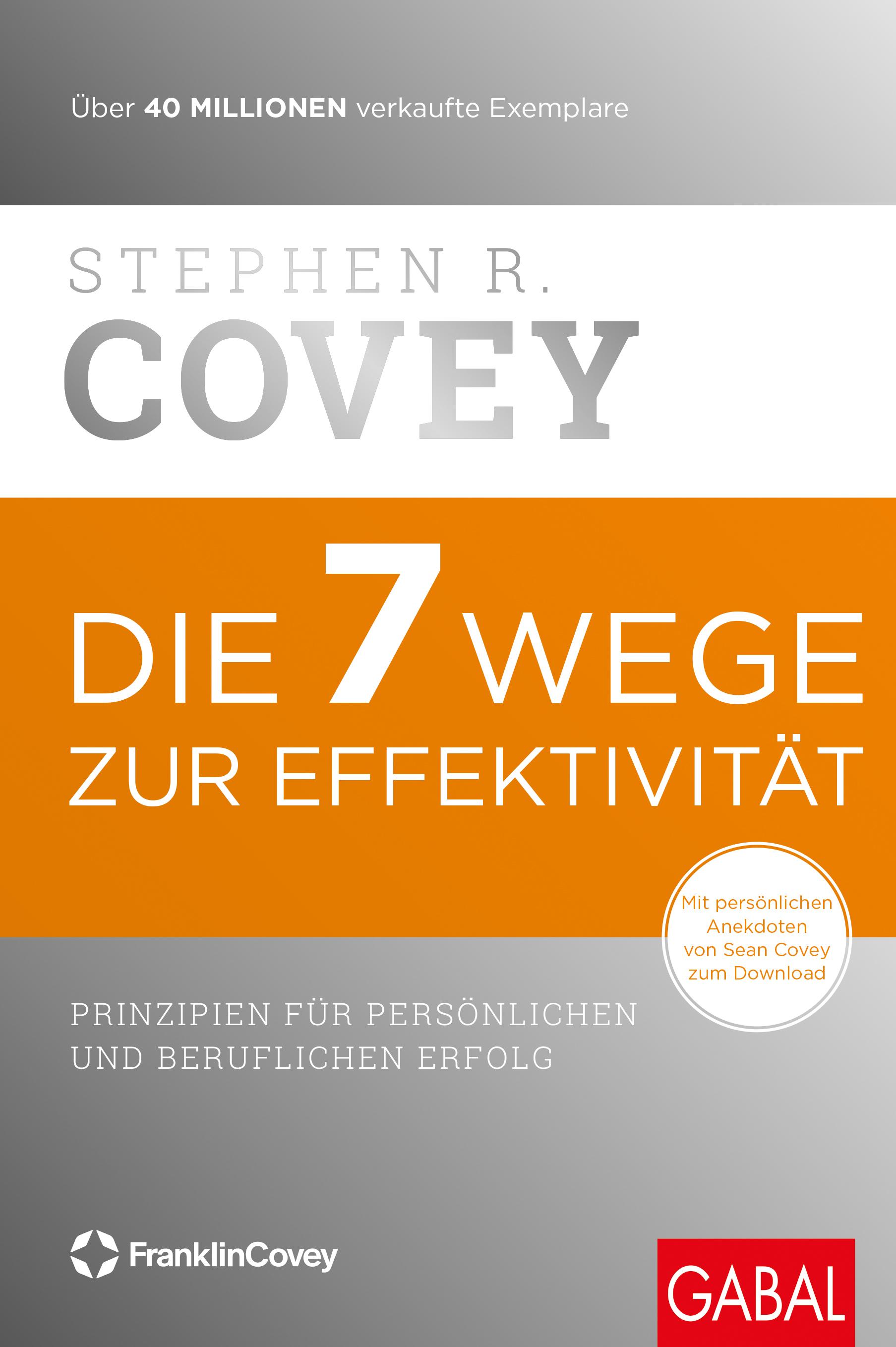 Vorderes Coverbild Die 7 Wege zur Effektivität