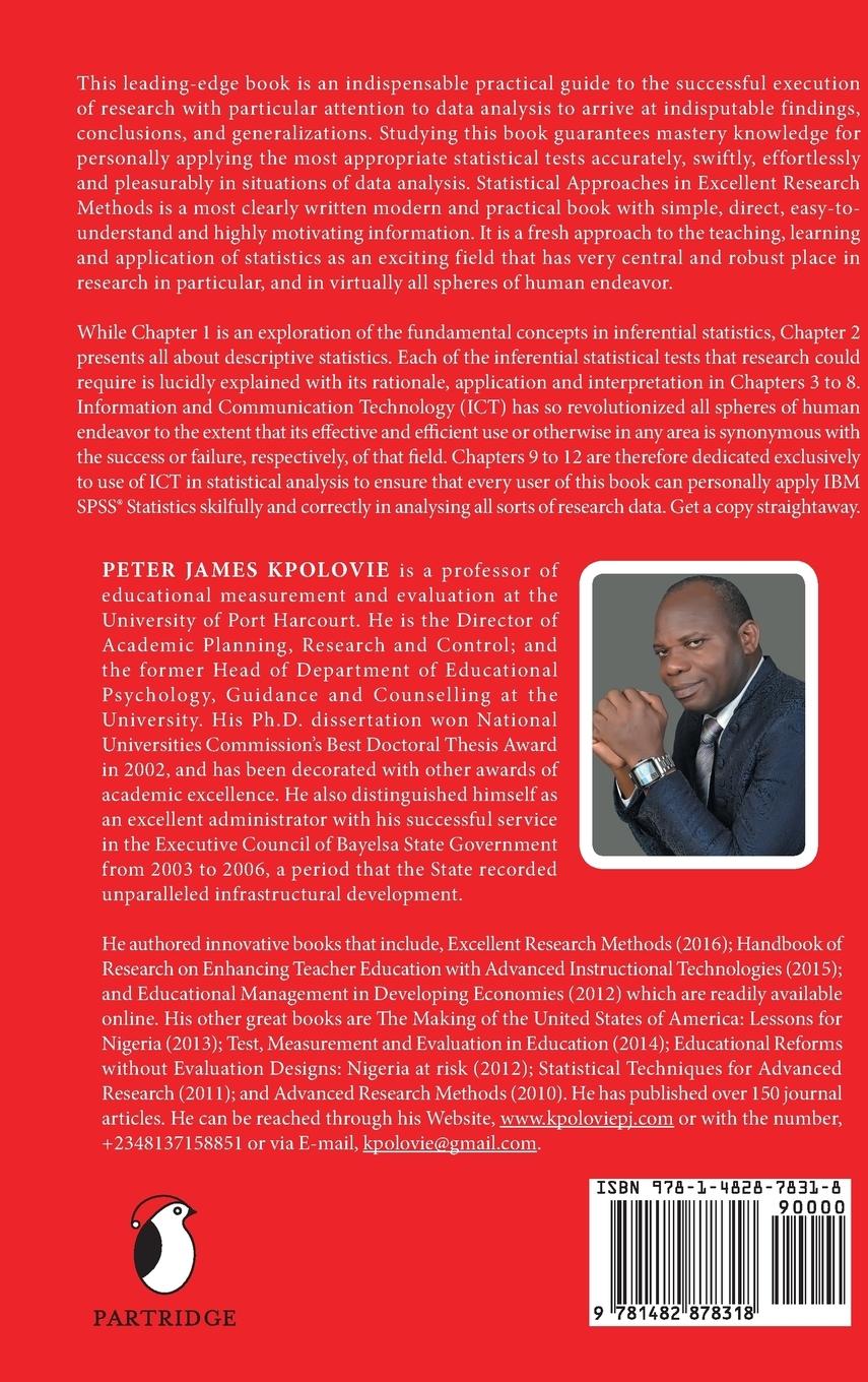 Rückseitencover Statistical Approaches in Excellent Research Methods