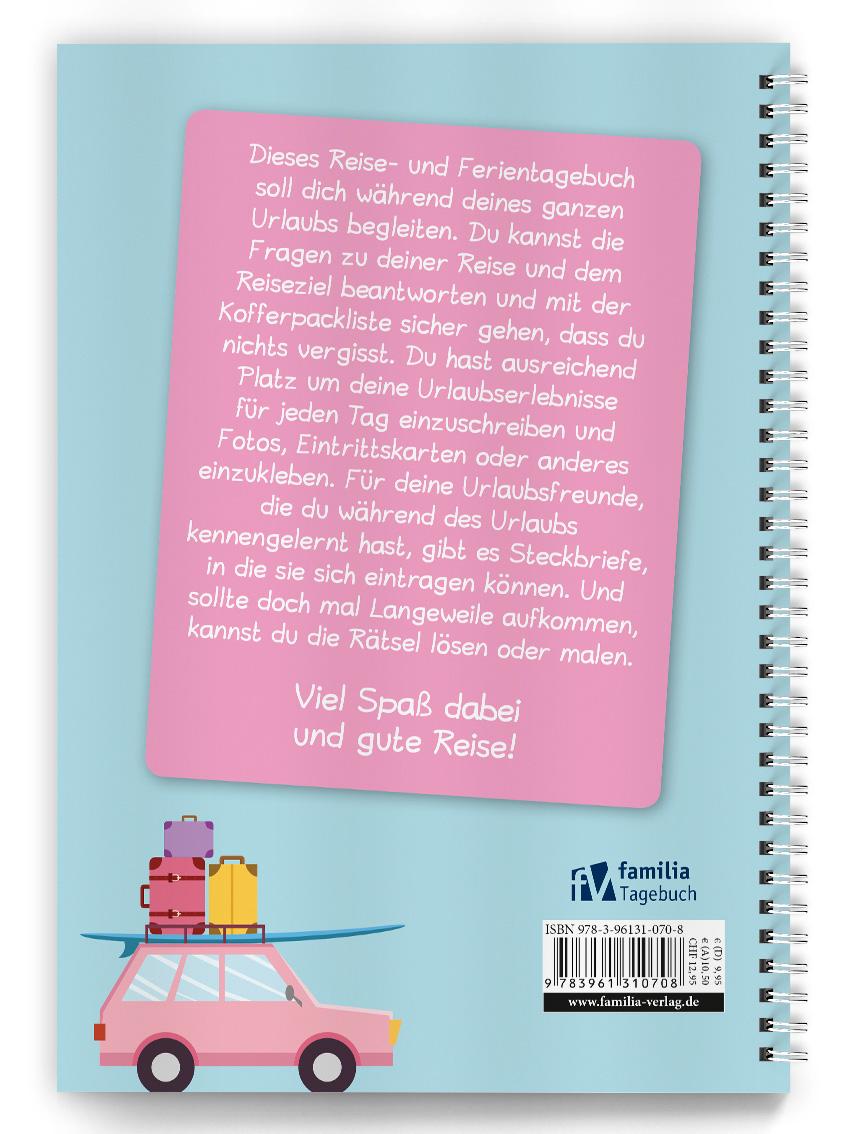 Rückseitencover Urlaubs- und Ferientagebuch