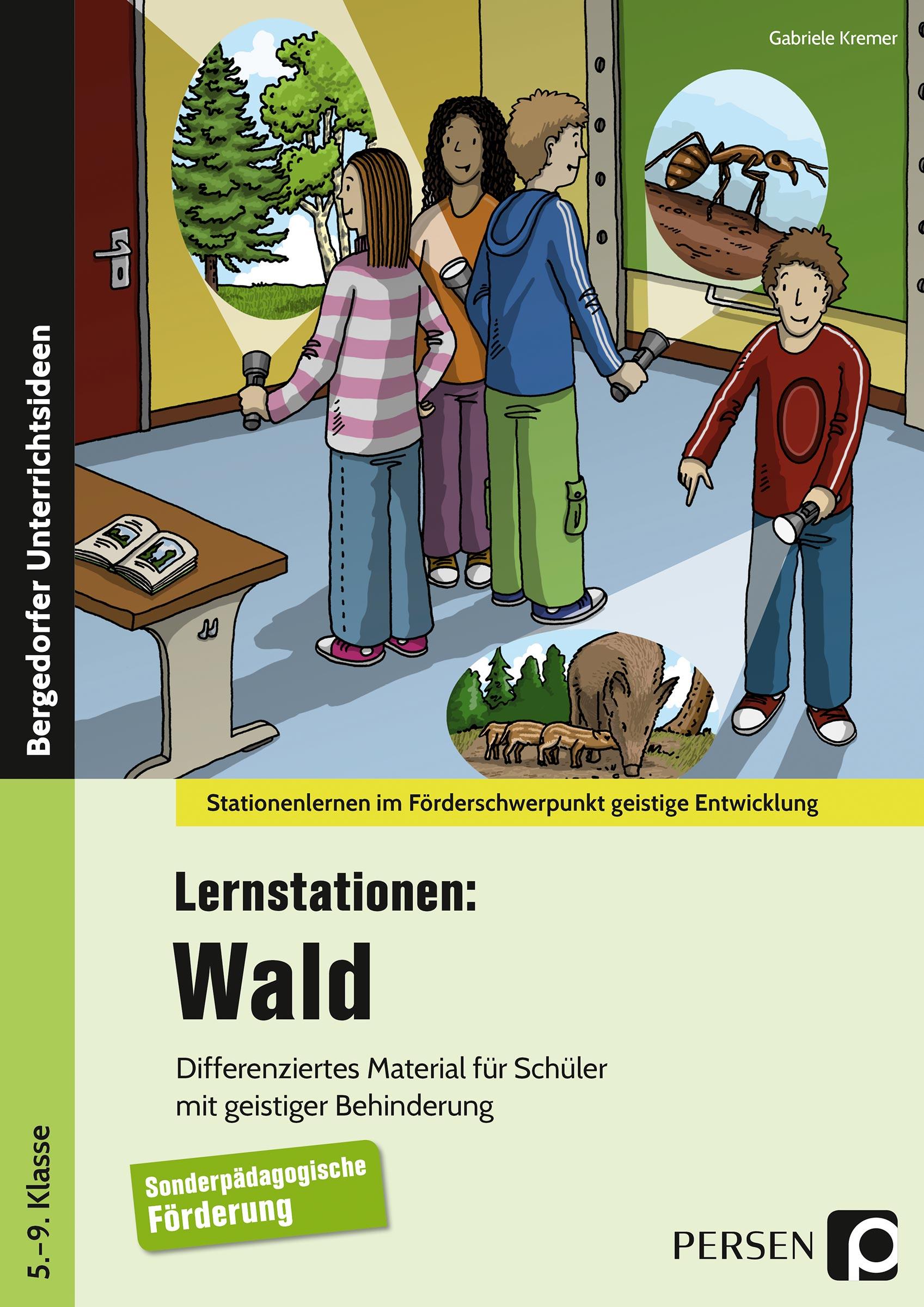 Vorderes Coverbild Lernstationen: Wald