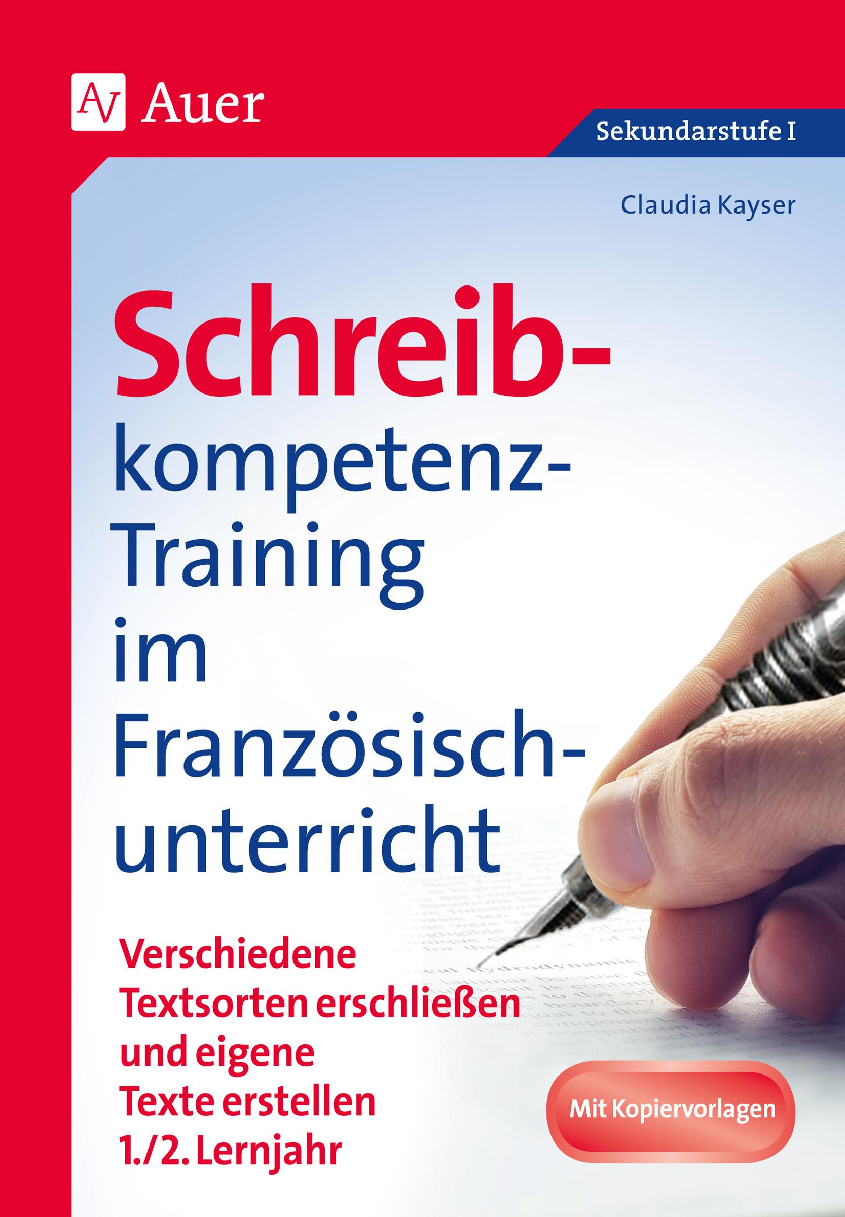 Vorderes Coverbild Schreibkompetenz-Training im Französischunterricht