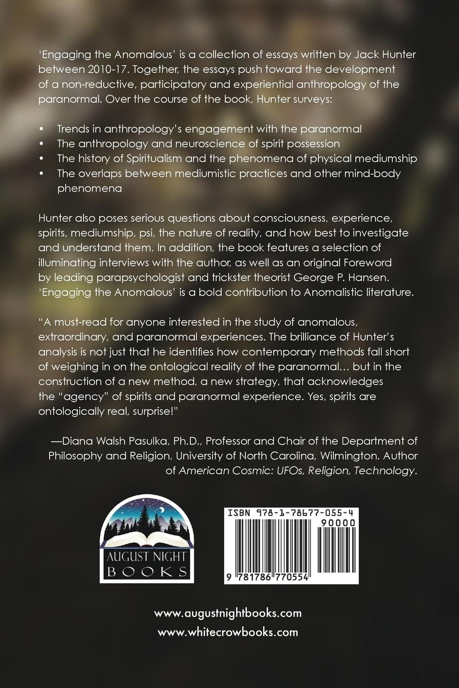 Rückseitencover Engaging the Anomalous