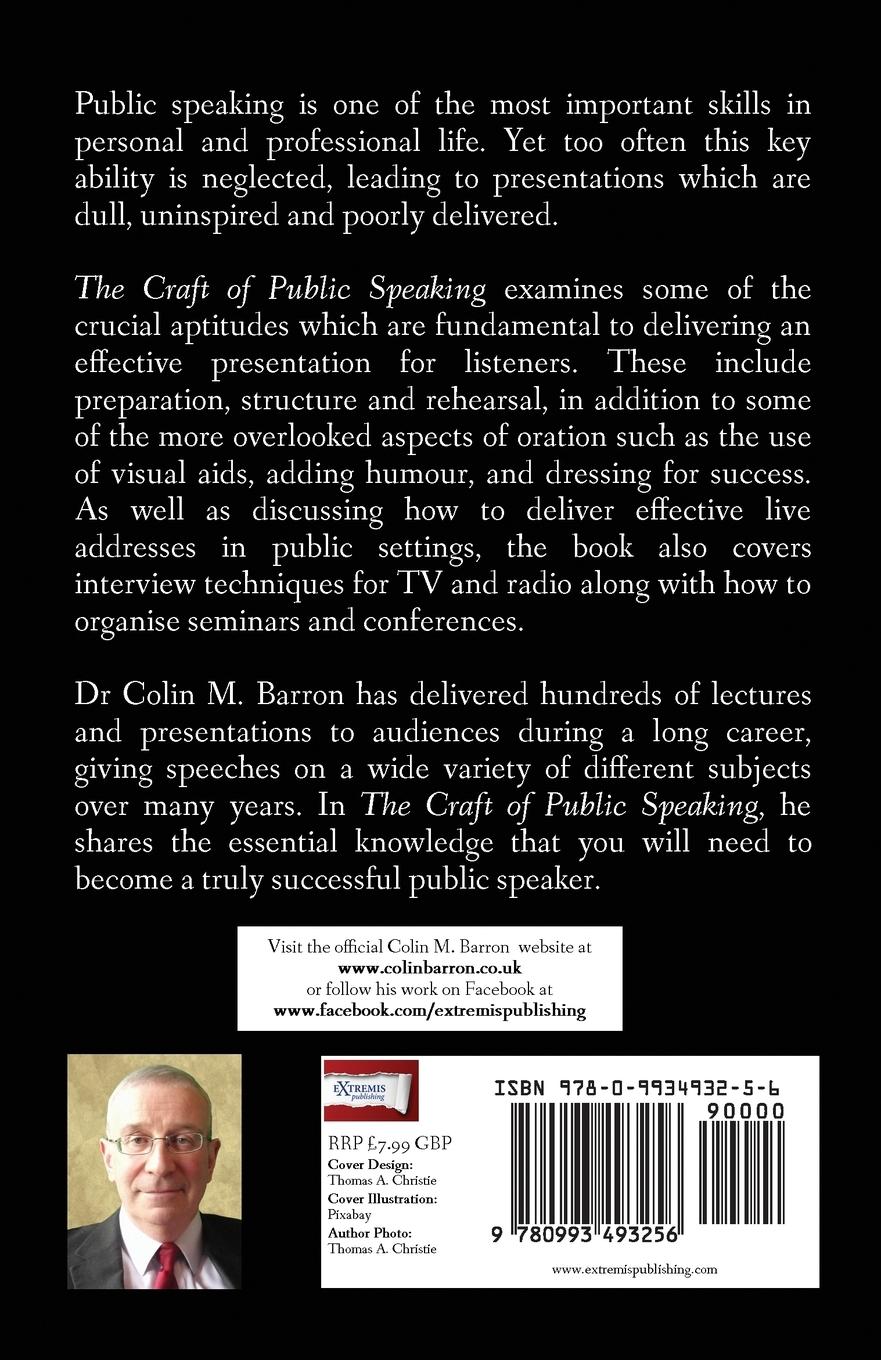 Rückseitencover The Craft of Public Speaking