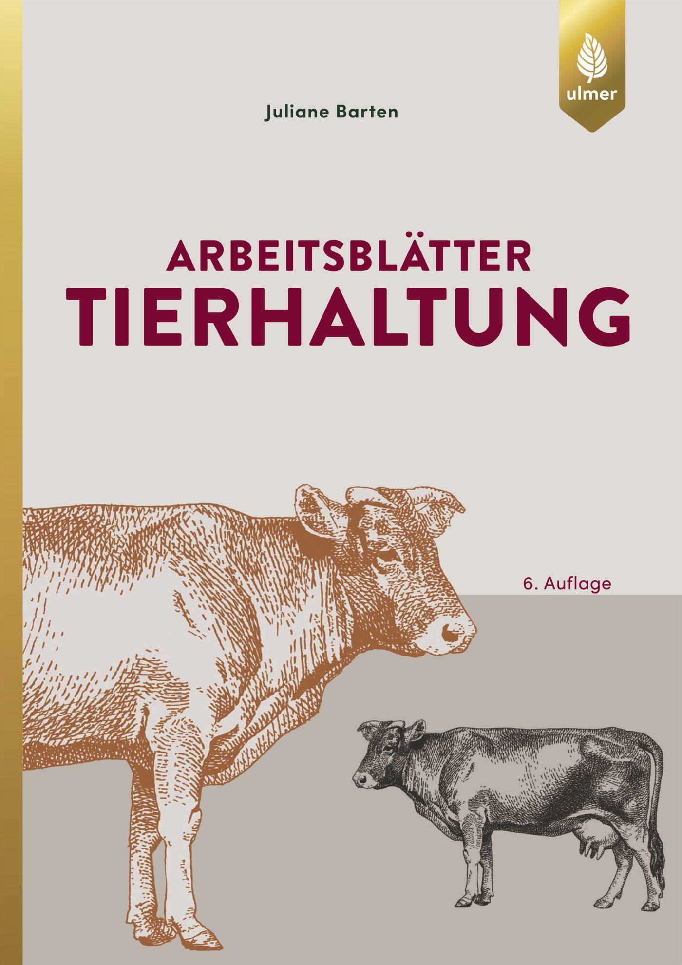Vorderes Coverbild Arbeitsblätter Tierhaltung