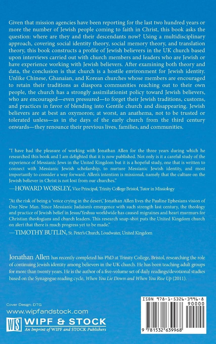 Rückseitencover A Profile of Jewish Believers in the UK Church