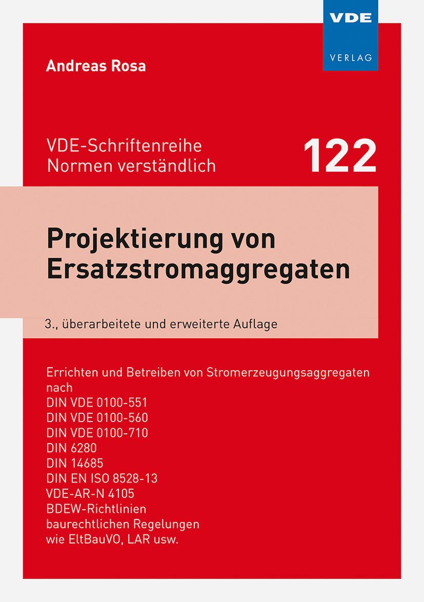 Beispielinhalt (Bild) Projektierung von Ersatzstromaggregaten